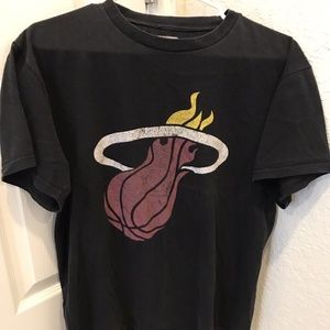 Majestic NBA Miami Heat Lebron James #6 T-Shirt